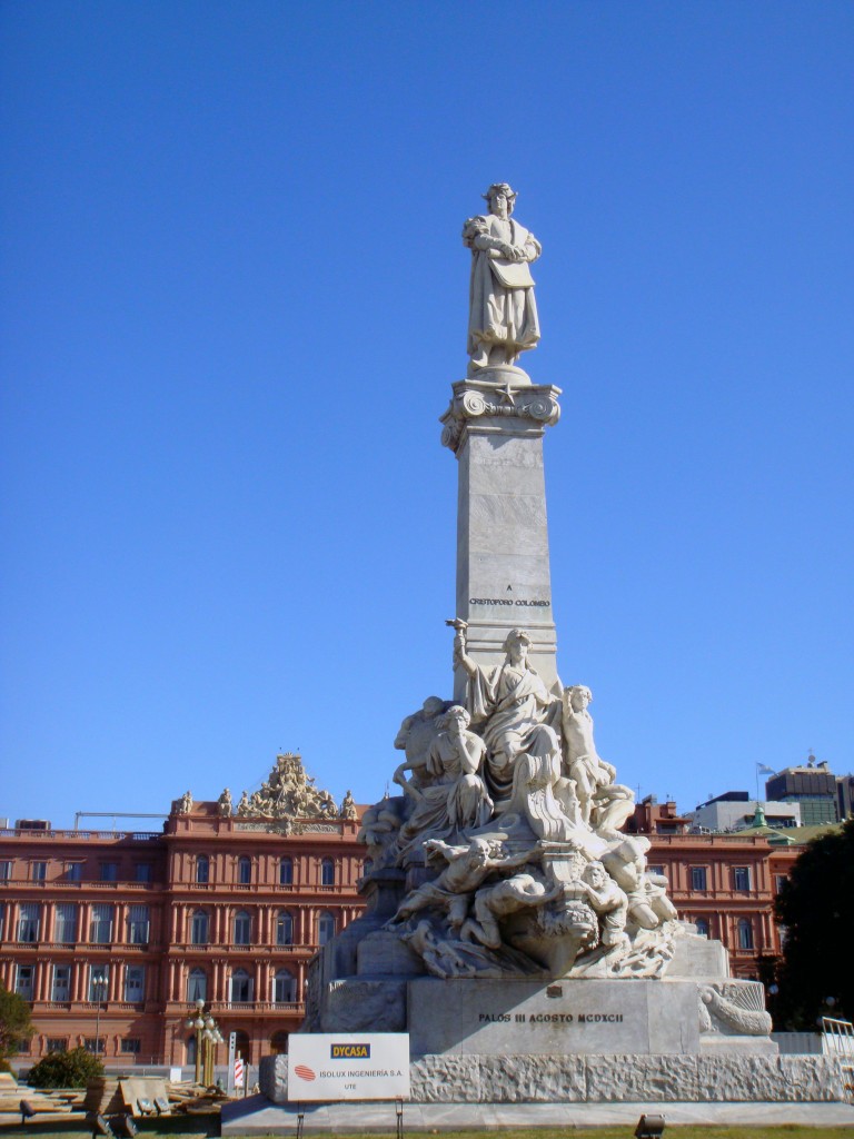 ARGENTINA: CRISTOFORO COLOMBO, IL MONUMENTO DELLA DISCORDIA