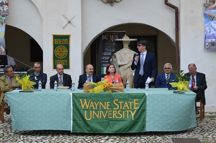 A GAGLIANO ATERNO (AQ) INAUGURATO  IL CORSO DI LINGUA E CULTURA ITALIANA  DELLA WAYNE STATE UNIVERSITY