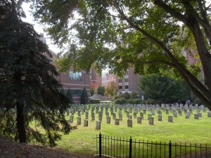 4-il piccolo cimitero dentro la Georgetown Uni_
