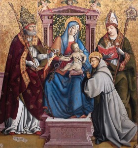 Cola dell'Amatrice, Madonna col Bambino in trono