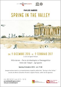 “Spring in the Valley” – L’antica Agrigento negli acquerelli di Pavlos Habidis