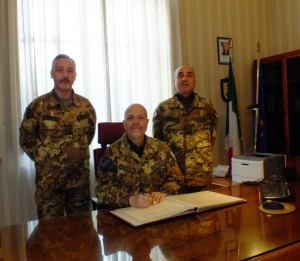 L’AQUILA. VISITA DEL VICE COMANDANTE PER IL TERRITORIO DEL COMANDO FORZE OPERATIVE NORD, GEN. DIVISIONE CARMELO DE CICCO, AL  COMANDO MILITARE ESERCITO “ABRUZZO”.