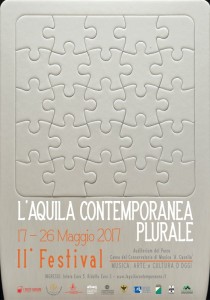 “L’AQUILA CONTEMPORANEA PLURALE”  FESTIVAL DI MUSICA, ARTE E CULTURA D’OGGI