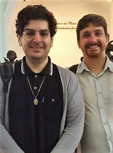 prof. José E. Câmara (a sin.) insieme all’editore Diogo Chiuso