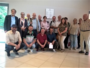 il gruppo  di ornitologi tedeschi