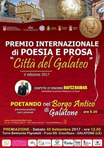 poster Premio Città del Galateo