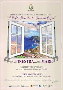 “A Pablo Neruda, la Città di Capri”.  Si va preparando l’evento letterario e artistico per Giugno 2018.