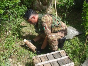 CME ABRUZZO. L’ESERCITO INTERVIENE PER LA BONIFICA E BRILLAMENTO DI ORDIGNI BELLICI.