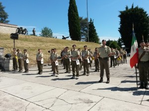 La Batteria del IV Reggimento Artiglieria schierata a Nervesa