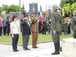 L'omaggio ai Caduti a Masera sul Piave