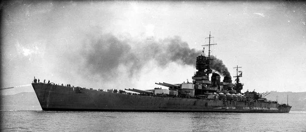 9 settembre 1943. L’affondamento della nave ammiraglia italiana “Roma”.