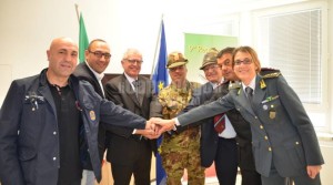 Esercitazione di intervento in pubbliche calamità. Per la prima volta insieme unità delle Forze Armate e della Protezione civile.