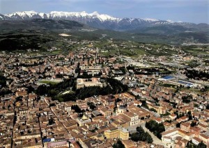 L'Aquila, dal cielo