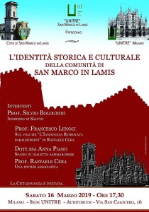 L’identità storica e culturale della Comunità Sammarchese narrata a Milano.