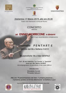 Ascoli Piceno, concerto omaggio per i 90 anni di Ennio Morricone ed altri eventi.