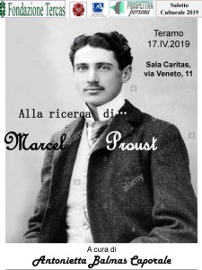 TERAMO. L’associazione Centro Ricerche Personalistiche presenta incontro con l’autore con attenzione a Marcel Proust, a cura di Dedda Balmas Caporale.