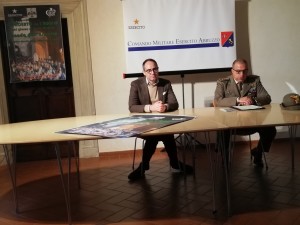 Il vice sindaco Raffaele Daniele ed il Colonnello Marco Iovinelli.