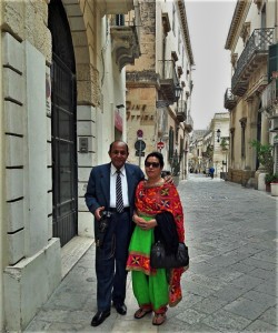 Krishan Chand e Sunita Sethi, a Lecce