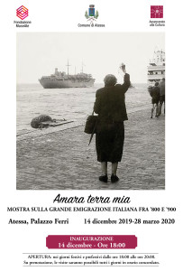 L’EMIGRATO SUPERSTITE DEL TITANIC E ALTRE STORIE  Ad Atessa (CH) la mostra “Amara terra mia” sulla grande emigrazione italiana fra ‘800 e ‘900.