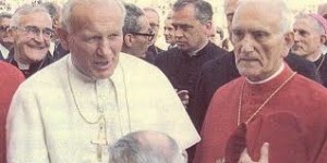 Giovanni Paolo II e Card Carlo Confalonieri