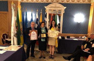 La premiazione di Myriam Castelli