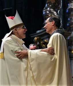 Mons. Tisi e don Gianluca Leone