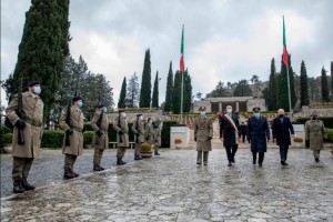 Sacrario di Mignano Monte Lungo, cerimonia di commemorazione del 77° anniversario della Battaglia di Montelungo.