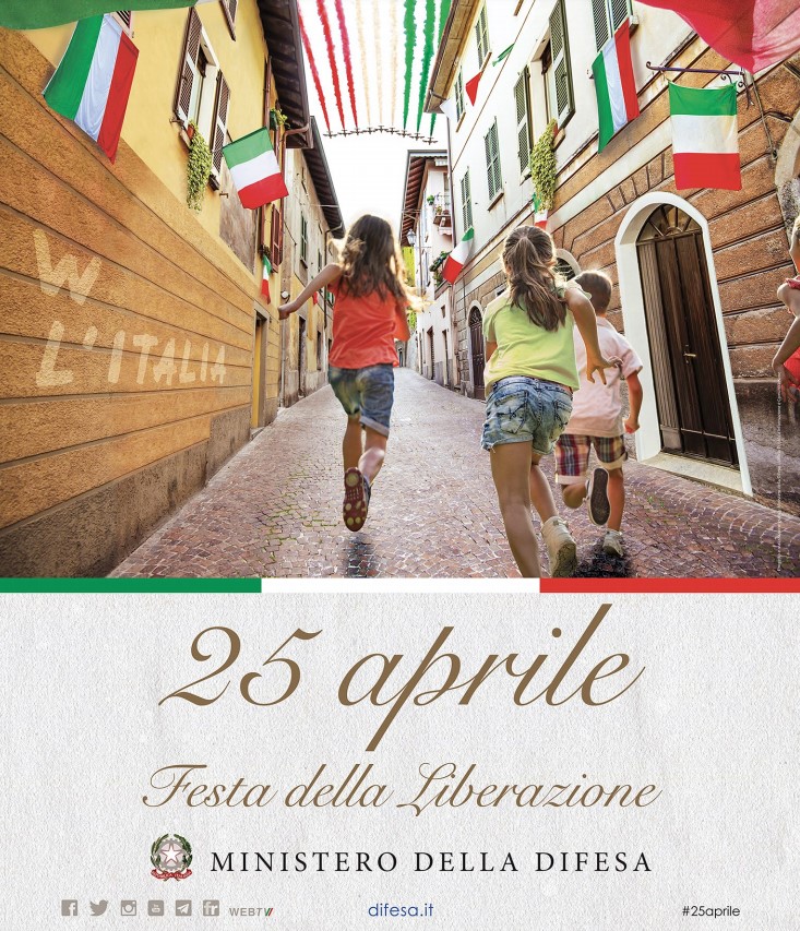 25 APRILE 2021 – 76° ANNIVERSARIO DELLA LIBERAZIONE D’ITALIA.