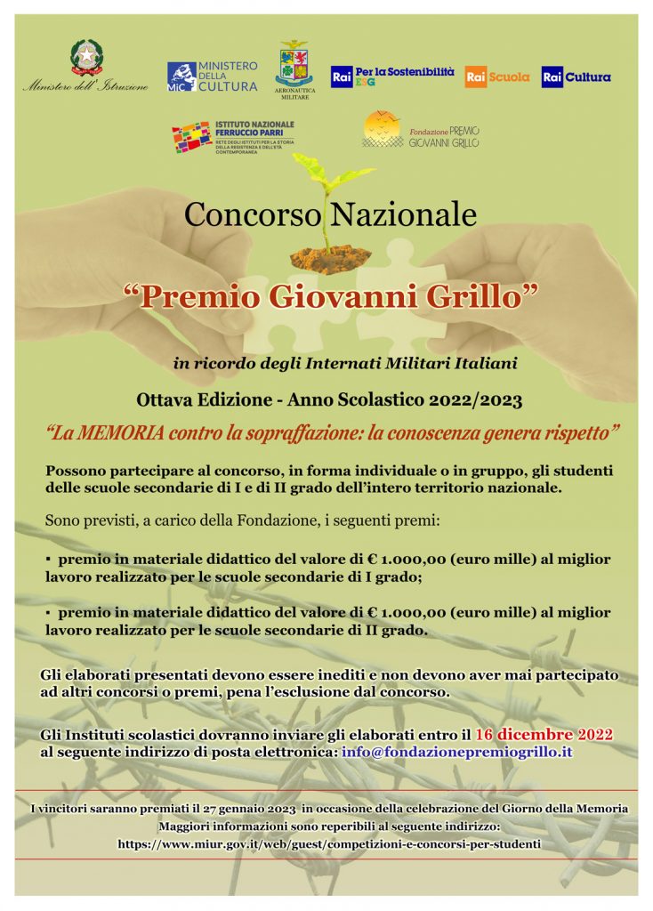  PREMIO NAZIONALE GIOVANNI GRILLO