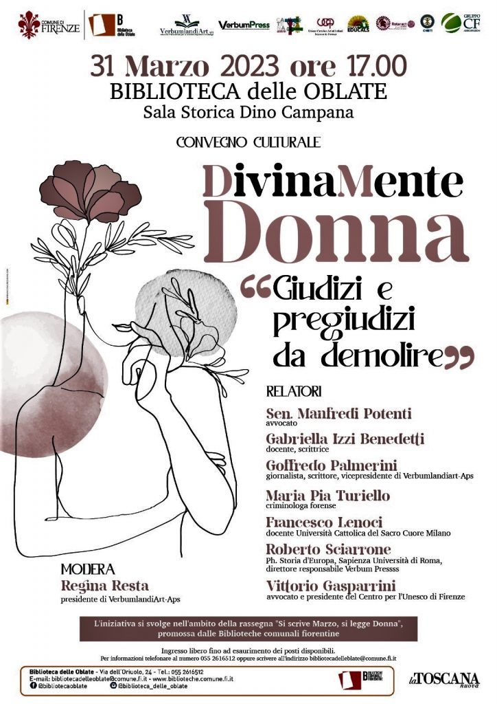 “DIVINAMENTE DONNA” IL 31 MARZO A FIRENZE