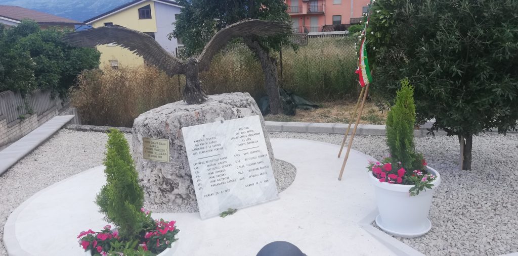 Inaugurazione monumento ai caduti di Gignano