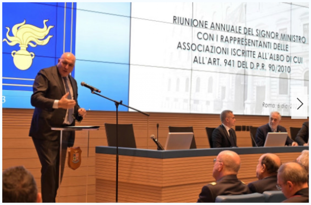 Il Ministro della Difesa Guido Crosetto ha incontrato, a Roma, i rappresentanti delle Associazioni Combattentistiche e Partigiane, d’Arma e di Categoria.