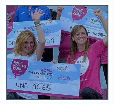 La squadra “UNA ACIES”  con il supporto dell’Esercito Italiano alla manifestazione “RACE FOR THE CURE” organizzata dalla KOMEN Italia per la lotta contro i tumori al seno.